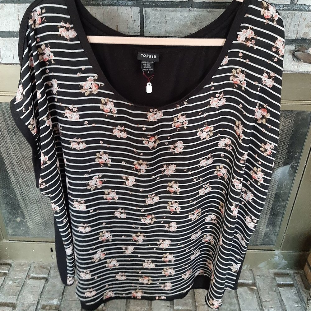 Torrid Floral Blouse